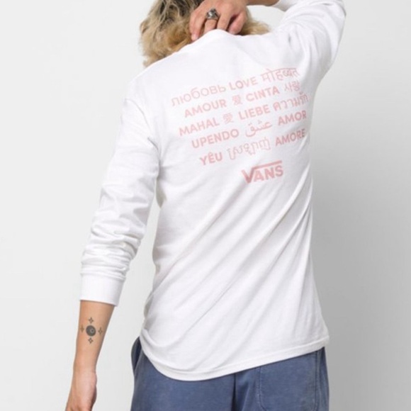 π³οΈβπVans Unisex Pride LGBTQ long sleeve shirt multiple sizesπ³οΈβπ - Picture 4 of 8